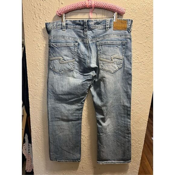 Silver Jean Co. Gordie Men’s Jeans Men’s Size 40 Length 30 - Picture 10 of 14